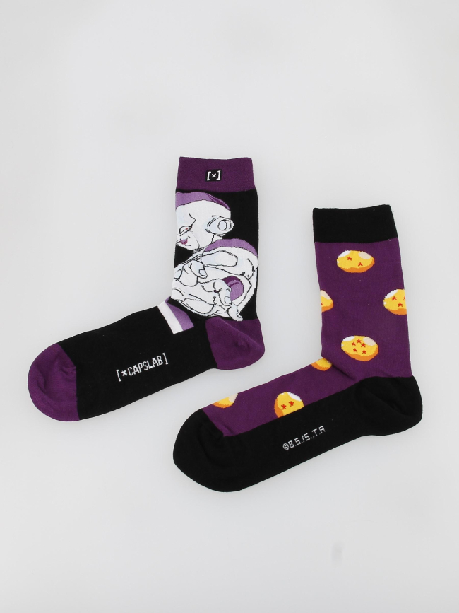 Chaussettes déparaillées dragon ball z violet - Capslab