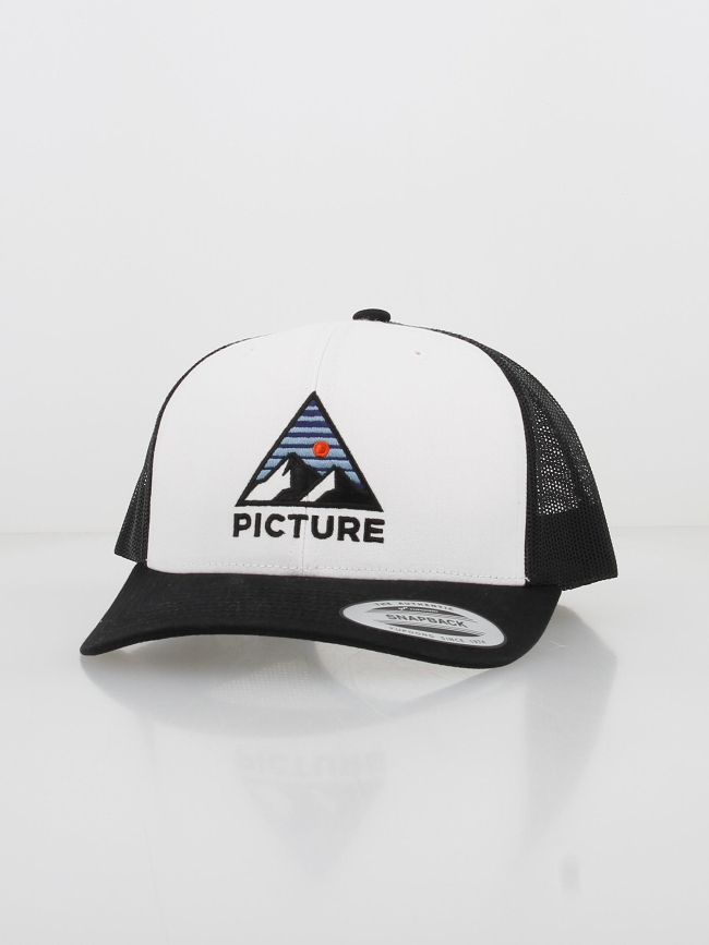 Casquette trucker kuldo noir blanc - Picture