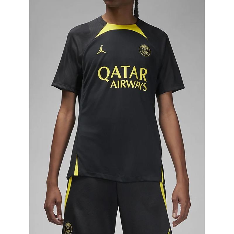 Maillot de football psg noir jaune homme - Nike