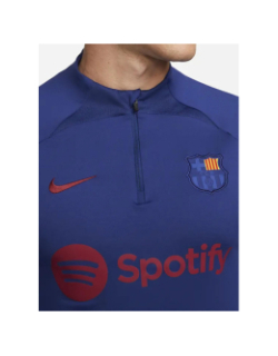 Sweat zippé de football fc barcelone bleu homme - Nike