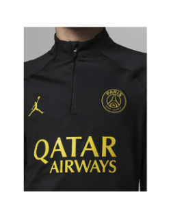 Sweat de football psg driltop jaune noir enfant - Nike