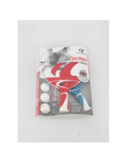 Pack 2 raquettes tennis de table tacteo rouge bleu - Cornilleau