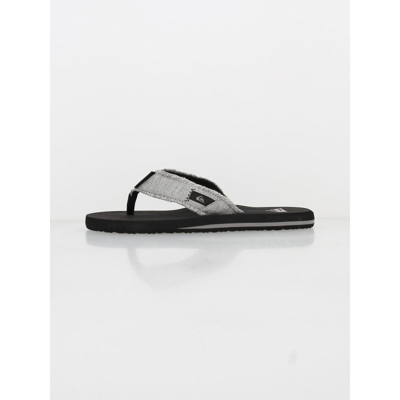 Tongs en tissu monkey gris homme - Quiksilver