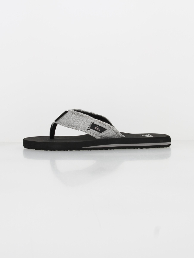 Tongs en tissu monkey gris homme - Quiksilver