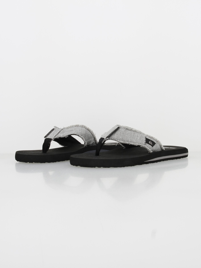 Tongs en tissu monkey gris homme - Quiksilver
