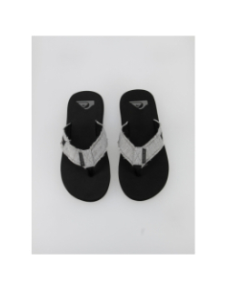 Tongs en tissu monkey gris homme - Quiksilver