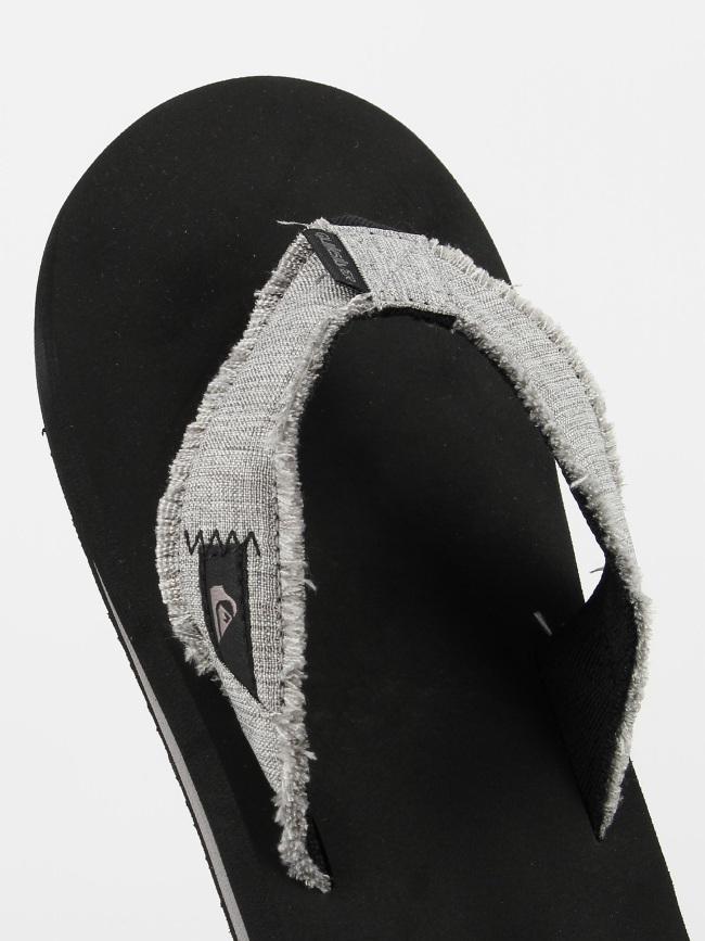 Tongs en tissu monkey gris homme - Quiksilver
