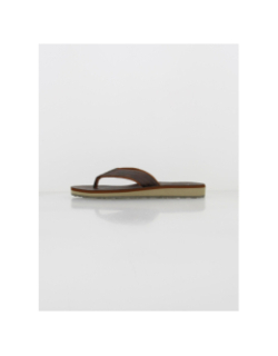 Tongs carver nubuck marron homme - Quiksilver