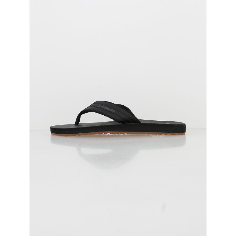 Tongs carver nubuck noir homme - Quiksilver