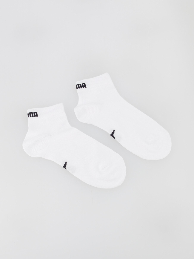 Pack 4 paires de chaussettes quarter bleu enfant - Puma