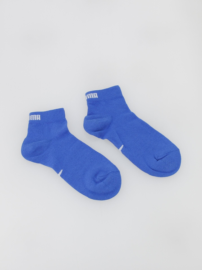 Pack 4 paires de chaussettes quarter bleu enfant - Puma