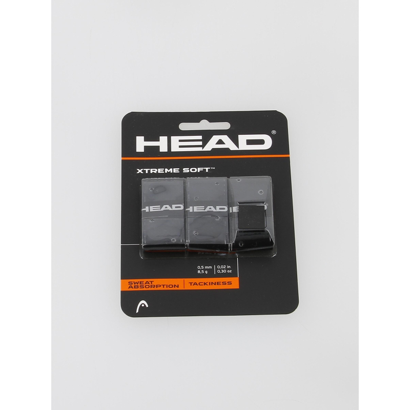 Surgrip de tennis xtreme soft noir - Head