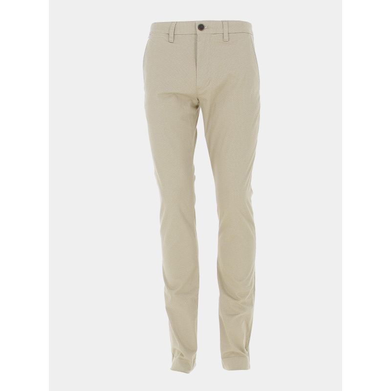 Pantalon chino bleecker imprimés beige homme - Tommy Hilfiger