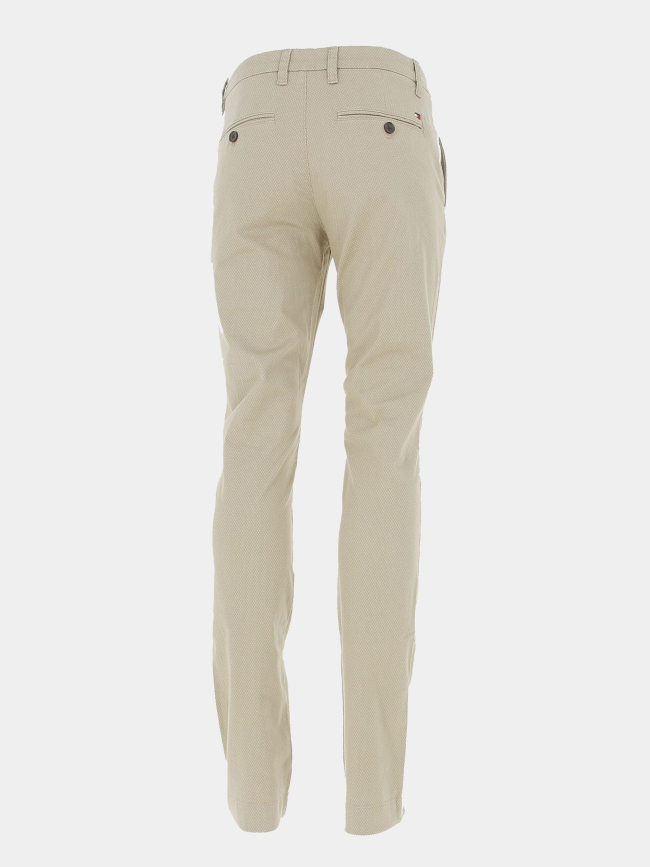 Pantalon chino bleecker imprimés beige homme - Tommy Hilfiger