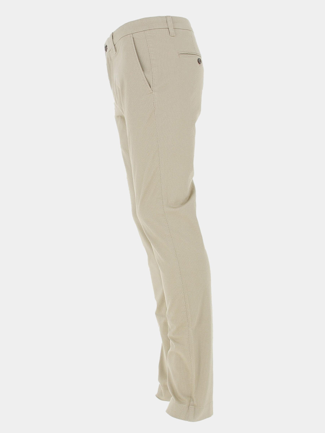 Pantalon chino bleecker imprimés beige homme - Tommy Hilfiger