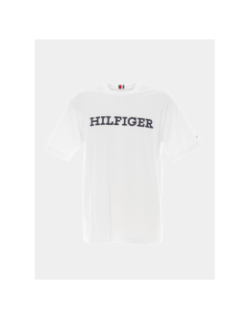 T-shirt monotype logo blanc homme - Tommy Hilfiger