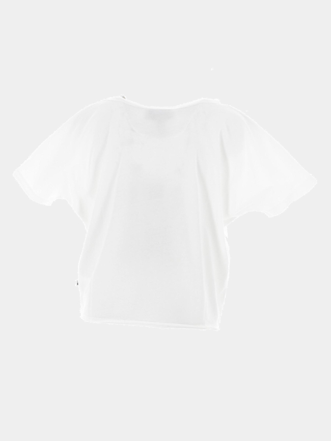 T-shirt crop rokigi ice cream blanc fille - Le Temps Des Cerises