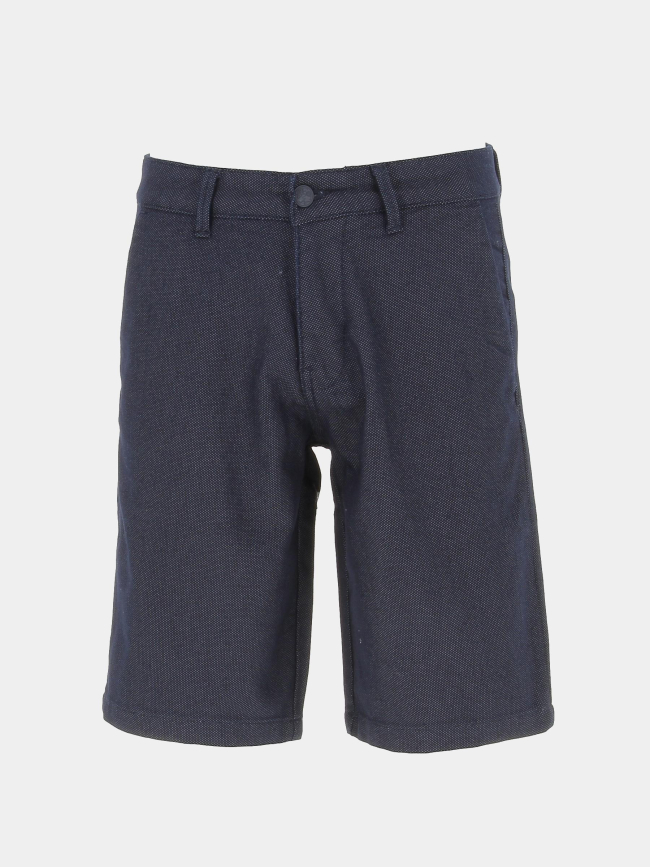 Short chino armuré swim bleu marine homme - Izac