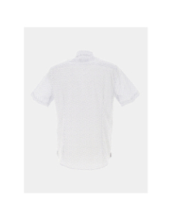 Chemise à fleurs kaito blanc bleu homme - Izac