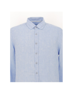 Chemise en lin kiss bleu homme - Izac