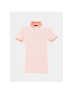 Polo slim mouline rose chiné homme - Tommy Hilfiger