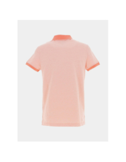 Polo slim mouline rose chiné homme - Tommy Hilfiger