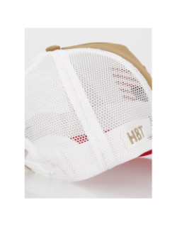 Casquette chevrons marron blanc femme - HBT