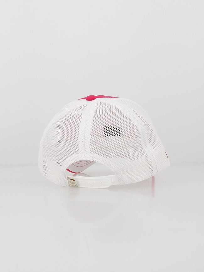 Casquette chevron rose fuchsia blanc femme - HBT