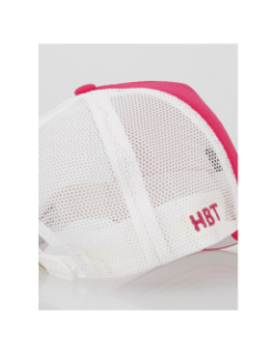 Casquette chevron rose fuchsia blanc femme - HBT