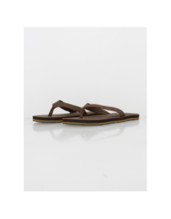 Tongs simili cuir verzo marron homme - Oxbow