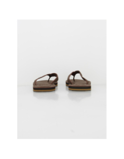 Tongs simili cuir verzo marron homme - Oxbow