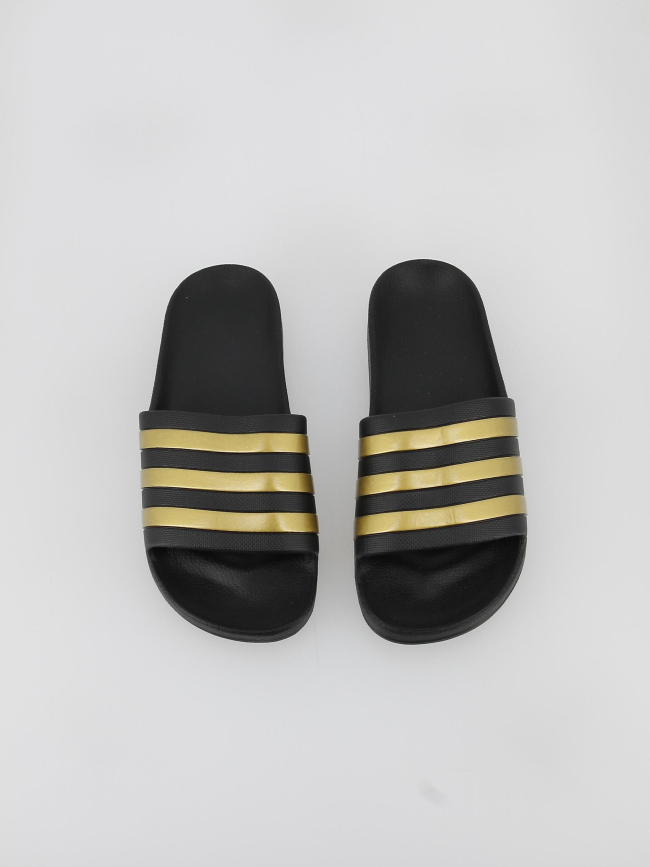 Claquettes adilette aqua noir doré - Adidas