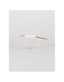 Claquettes adilette comfort doré blanc femme - Adidas