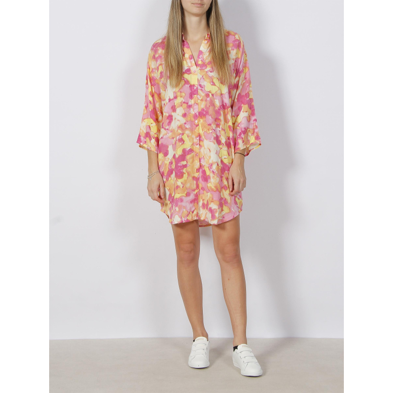 Robe chemise oversize tula multicolore femme - Vero Moda