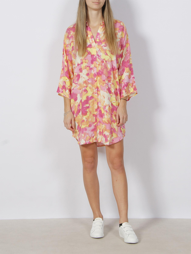 Robe chemise oversize tula multicolore femme - Vero Moda