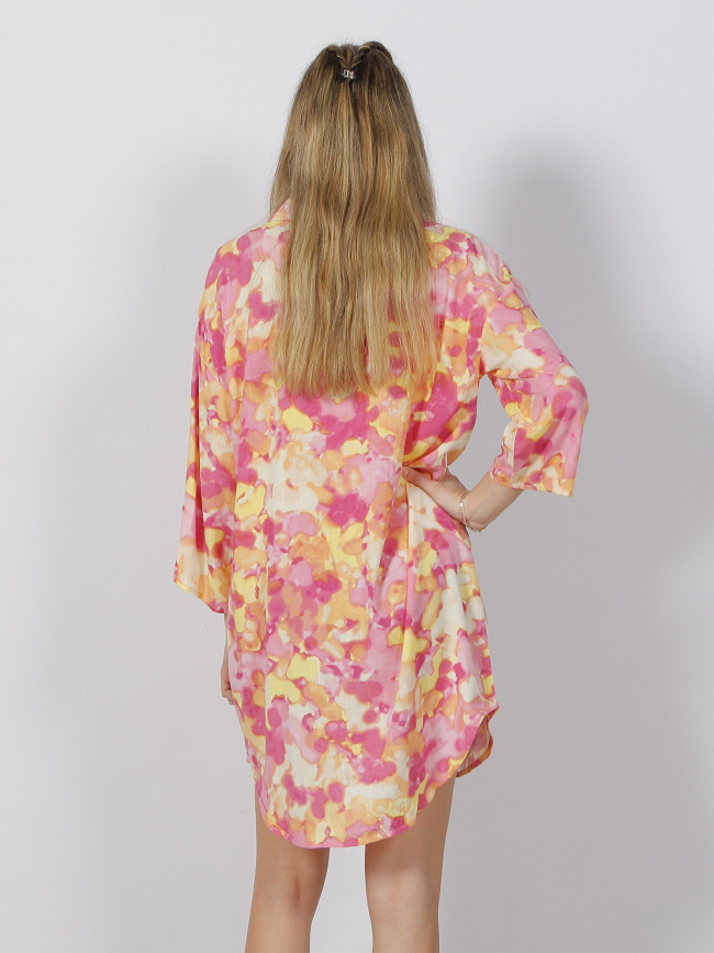 Robe chemise oversize tula multicolore femme - Vero Moda