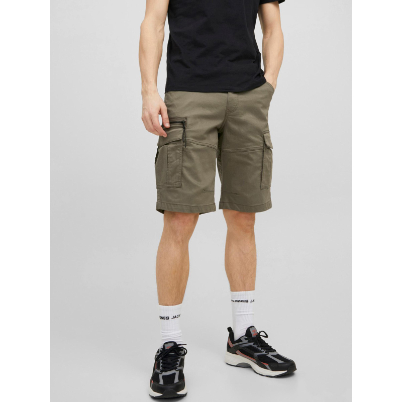 Short cargo dex kaki homme - Jack & Jones