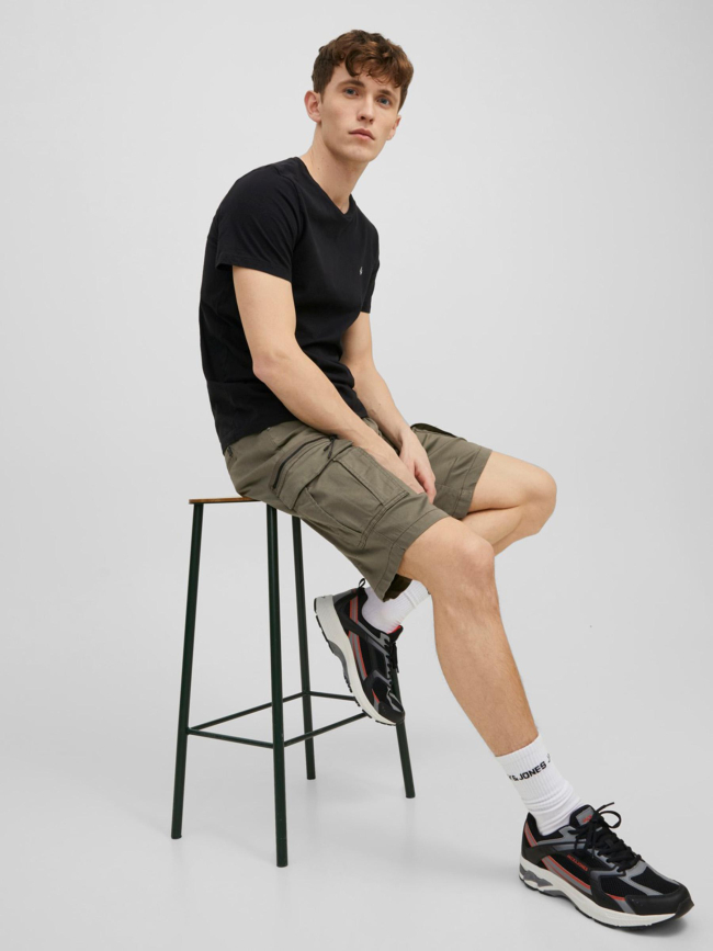 Short cargo dex kaki homme - Jack & Jones