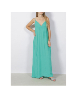 Robe longue rikke vert femme - Only