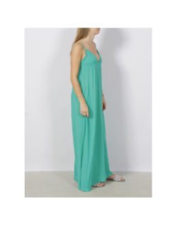 Robe longue rikke vert femme - Only