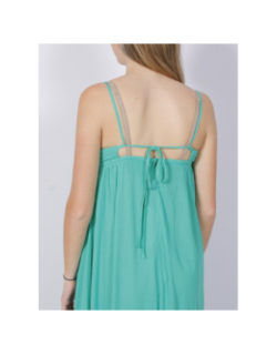 Robe longue rikke vert femme - Only