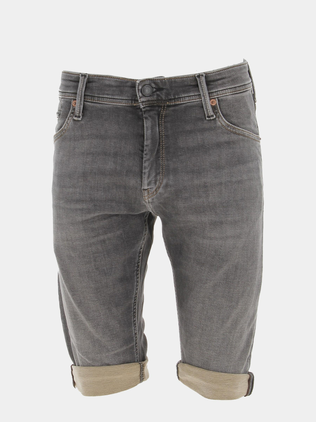 Short en jean denim scotty 3 gris homme - Teddy Smith