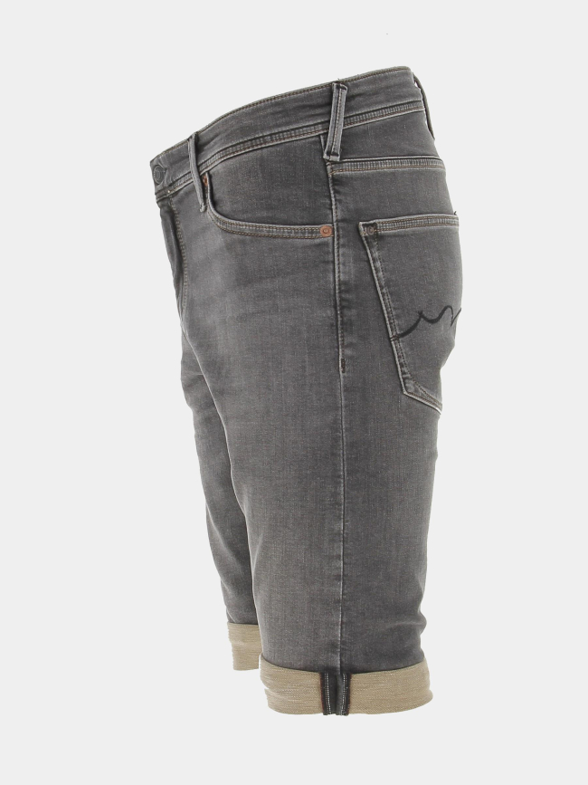 Short en jean denim scotty 3 gris homme - Teddy Smith