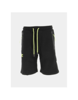 Short jogging détails jaune fluo noir homme - Comme Des Loups
