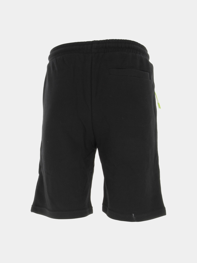 Short jogging détails jaune fluo noir homme - Comme Des Loups