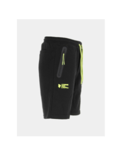 Short jogging détails jaune fluo noir homme - Comme Des Loups