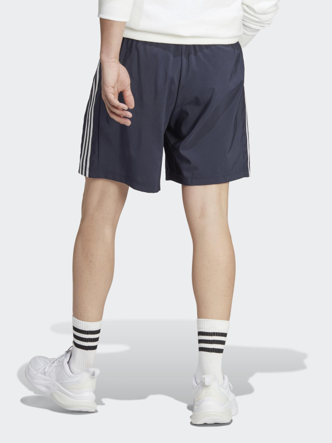 Short de sport 3 stripes chelsea bleu marine homme - Adidas