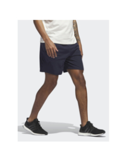 Short jogging linear logo bleu marine homme - Adidas