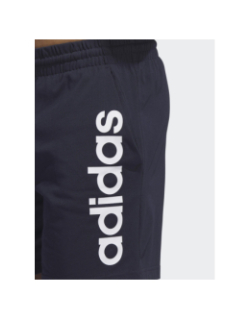 Short jogging linear logo bleu marine homme - Adidas