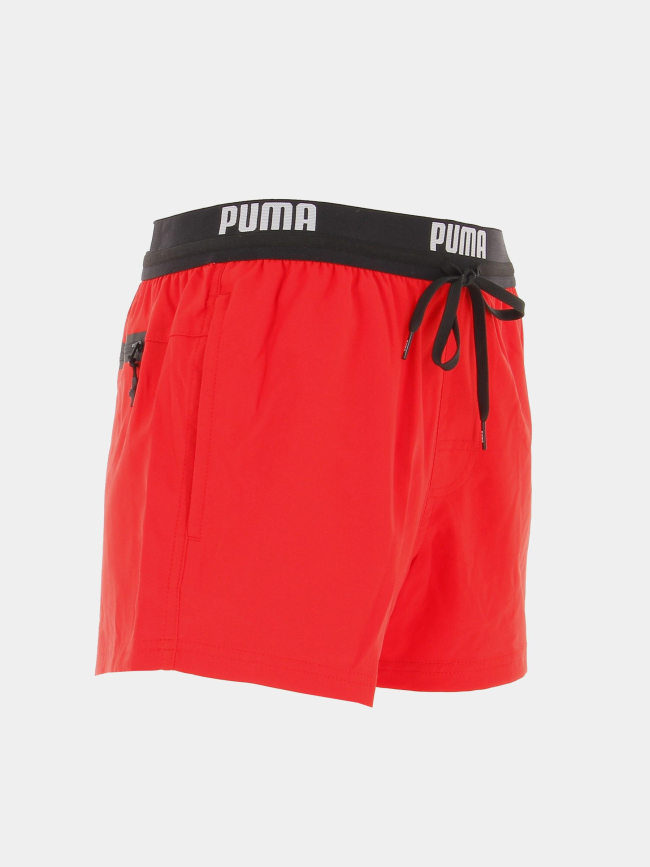 Short de bain logo rouge homme - Puma